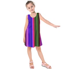 Abstract Background Pattern Textile 4 Kids  Sleeveless Dress by Celenk