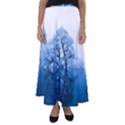 Nature Inspiration Trees Blue Flared Maxi Skirt View1