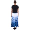 Nature Inspiration Trees Blue Flared Maxi Skirt View2