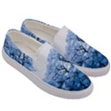 Nature Inspiration Trees Blue Men s Canvas Slip Ons View3