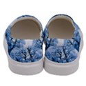 Nature Inspiration Trees Blue Men s Canvas Slip Ons View4