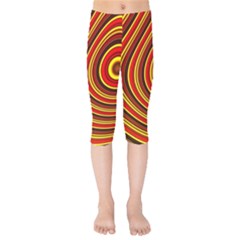 Fractal Art Mathematics Generated Kids  Capri Leggings  by Celenk