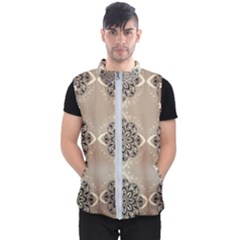 Flower Pattern Pattern Art Men s Puffer Vest by Celenk