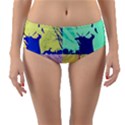 Girlfriend  Respect her   Reversible Mid-Waist Bikini Bottoms View1