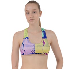 Girlfriend  respect Her   Criss Cross Racerback Sports Bra