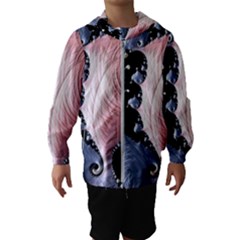 Fractal Art Design Fantasy Science Hooded Wind Breaker (kids) by Celenk