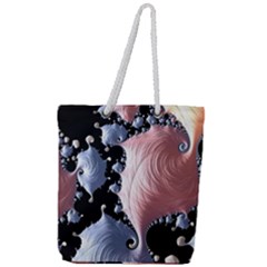 Fractal Art Design Fantasy Science Full Print Rope Handle Tote (large) by Celenk