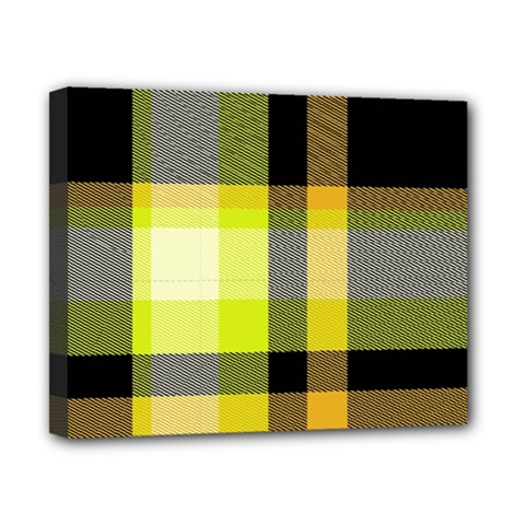 Tartan Abstract Background Pattern Textile 5 Canvas 10  X 8  by Celenk