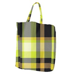 Tartan Abstract Background Pattern Textile 5 Giant Grocery Zipper Tote by Celenk