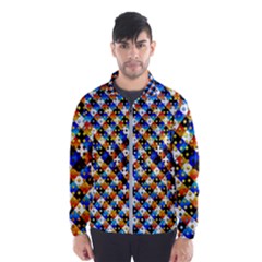 Kaleidoscope Pattern Ornament Wind Breaker (men)