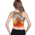 Dirty Dirt Image Spiral Wave Racer Back Crop Top View2