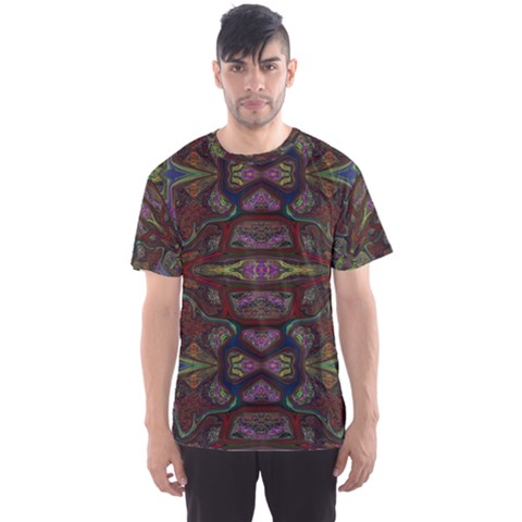 Pattern Abstract Art Decoration Men s Sports Mesh Tee by Celenk