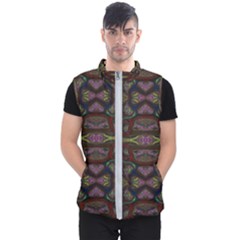 Pattern Abstract Art Decoration Men s Puffer Vest