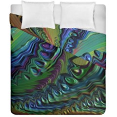 Fractal Art Background Image Duvet Cover Double Side (california King Size) by Celenk