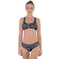 Batik Traditional Heritage Indonesia Criss Cross Bikini Set by Celenk