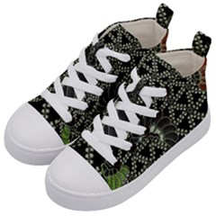 Batik Traditional Heritage Indonesia Kid s Mid-top Canvas Sneakers by Celenk