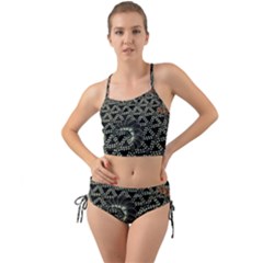 Batik Traditional Heritage Indonesia Mini Tank Bikini Set by Celenk