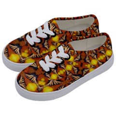 Dancing Butterfly Kaleidoscope Kids  Classic Low Top Sneakers by Celenk