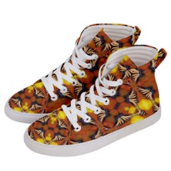 Dancing Butterfly Kaleidoscope Women s Hi-top Skate Sneakers by Celenk