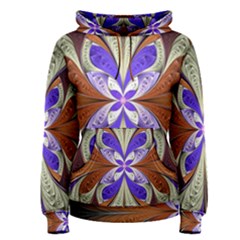 Fractal Splits Silver Gold Women s Pullover Hoodie by Celenk