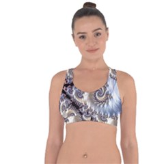 Fractal Art Design Fantasy 3d Cross String Back Sports Bra