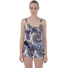 Fractal Art Design Fantasy 3d Tie Front Two Piece Tankini by Celenk