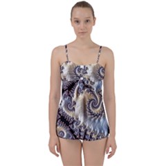 Fractal Art Design Fantasy 3d Babydoll Tankini Set by Celenk