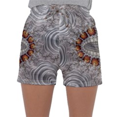 Fractal Fantasy Design Imagination Sleepwear Shorts by Celenk