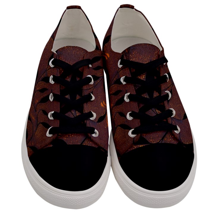 Texture Pattern Background Men s Low Top Canvas Sneakers