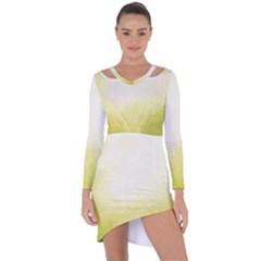 Ombre Asymmetric Cut-out Shift Dress by ValentinaDesign