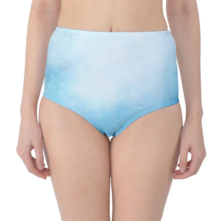 Ombre High-Waist Bikini Bottoms