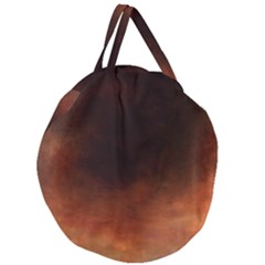 Ombre Giant Round Zipper Tote by ValentinaDesign