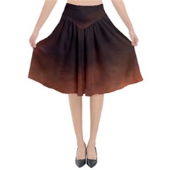 Ombre Flared Midi Skirt by ValentinaDesign