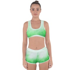 Ombre Racerback Boyleg Bikini Set by ValentinaDesign