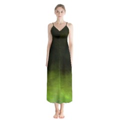 Ombre Button Up Chiffon Maxi Dress by ValentinaDesign