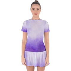 Ombre Drop Hem Mini Chiffon Dress by ValentinaDesign