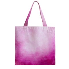 Ombre Zipper Grocery Tote Bag by ValentinaDesign