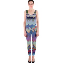 Zig Zag Boats Onepiece Catsuit by CosmicEsoteric