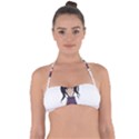 Dolly girl in purple Halter Bandeau Bikini Top View1