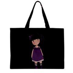 Dolly Girl In Purple Zipper Mini Tote Bag by Valentinaart