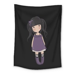 Dolly Girl In Purple Medium Tapestry by Valentinaart