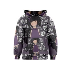 Dolly Girl In Purple Kids  Pullover Hoodie by Valentinaart