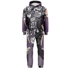 Dolly Girl In Purple Hooded Jumpsuit (men) 