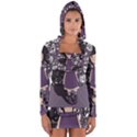 Dolly girl in purple Long Sleeve Hooded T-shirt View1