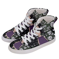 Dolly Girl In Purple Men s Hi-top Skate Sneakers by Valentinaart