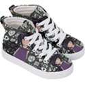 Dolly girl in purple Kid s Hi-Top Skate Sneakers View3