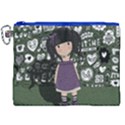 Dolly girl in purple Canvas Cosmetic Bag (XXL) View1