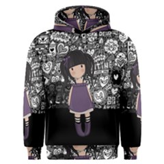 Dolly Girl In Purple Men s Overhead Hoodie