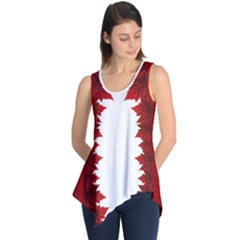 Canada Maple Leaf Art Sleeveless Tunic by CanadaSouvenirs