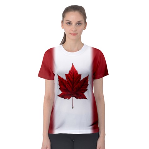 Canada Flag Shirts Women s Sport Mesh Tee by CanadaSouvenirs